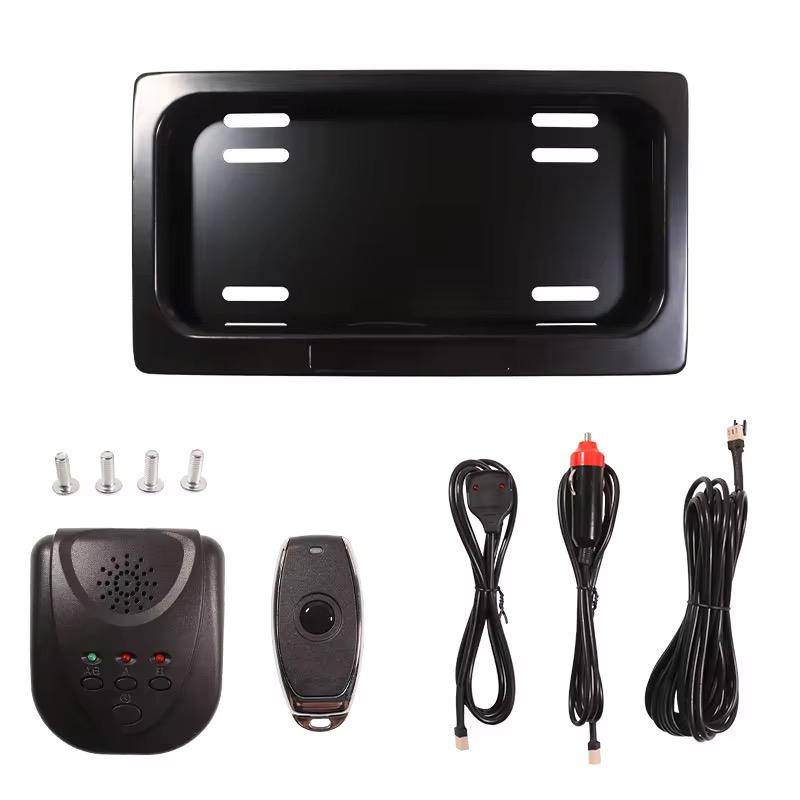 Single Number Plate Cover