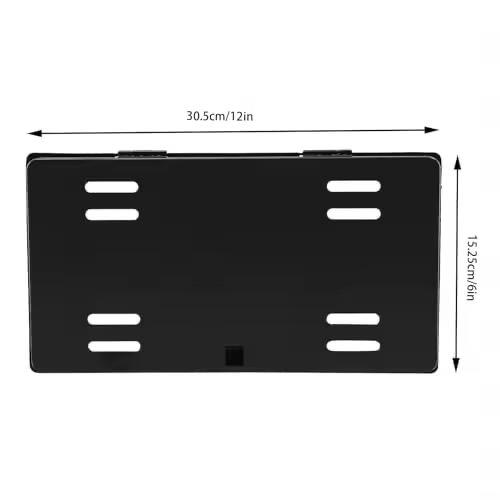 Single Number Plate Cover